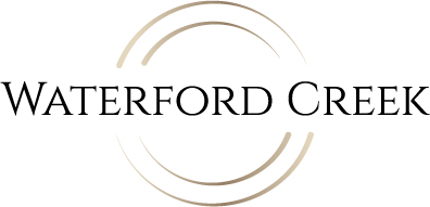 The image is a logo for Waterford Creek.